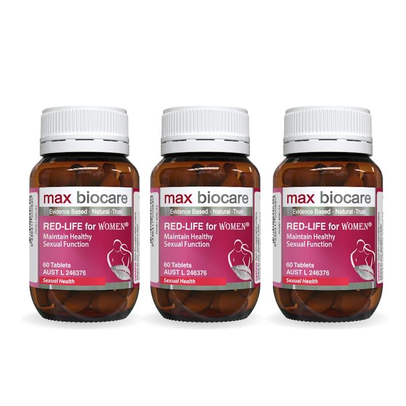 Load image into Gallery viewer, Max Biocare RED-LIFE for Women 3Pack
