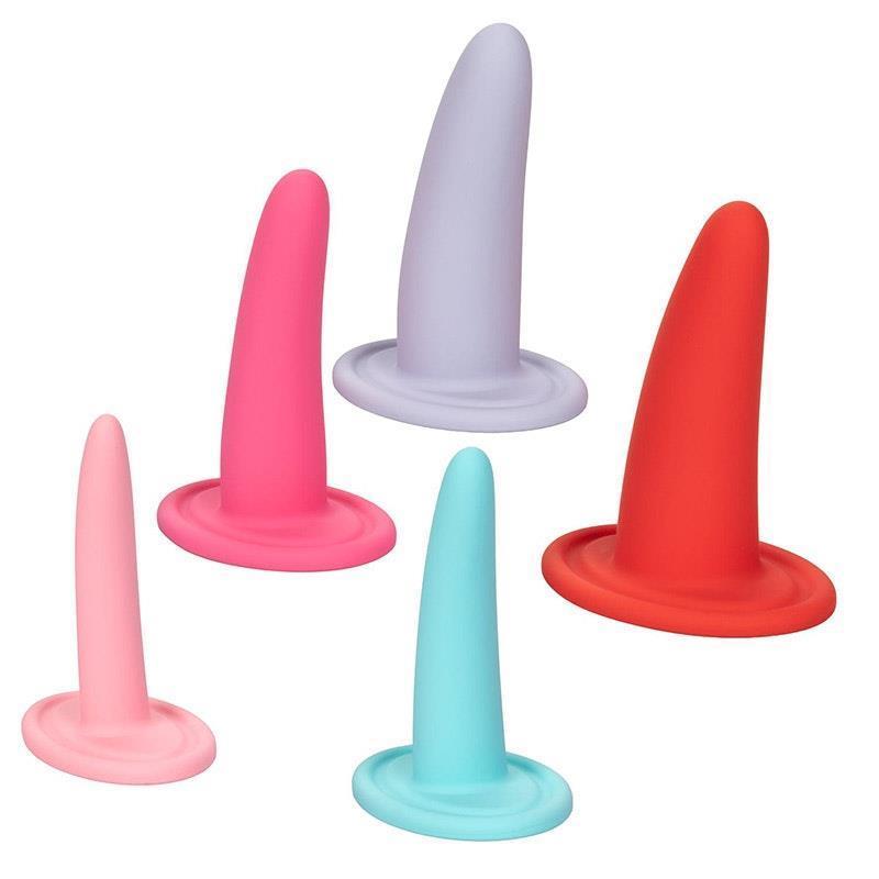 Load image into Gallery viewer, CalExotics She-ology 5 Piece Wearable Vaginal Dilator Set Multi Colour
