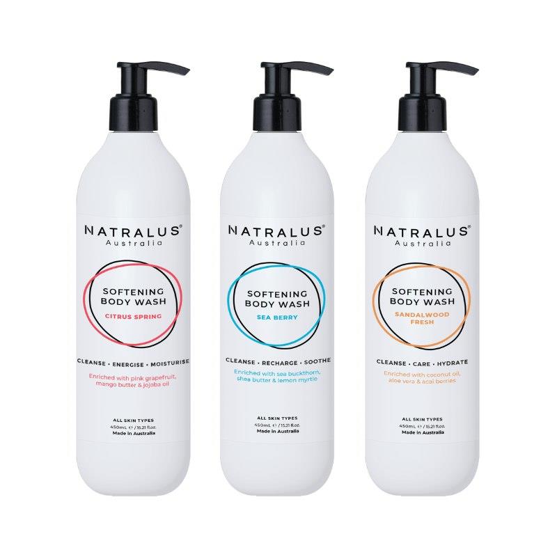 Load image into Gallery viewer, Natralus Softening Body Washes Bundle
