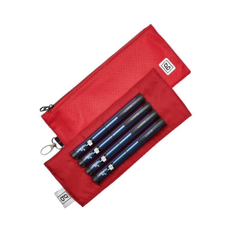 Load image into Gallery viewer, Glucology Zip Wallet Red
