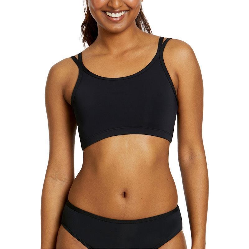 Load image into Gallery viewer, Love Luna Teen Period Bikini Top Black 8-10
