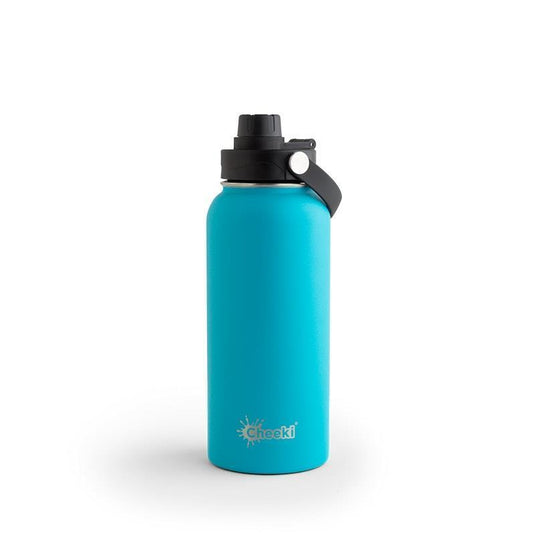 Cheeki 1 Litre Insulated Adventure Bottle Aqua