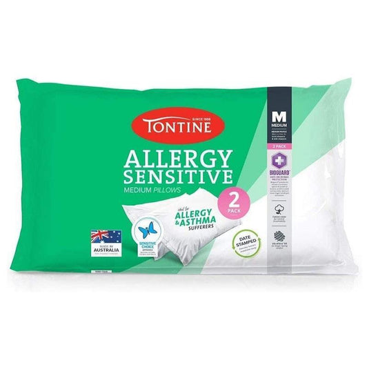 2pc Tontine Allergy Sensitive Medium Pillows Pack