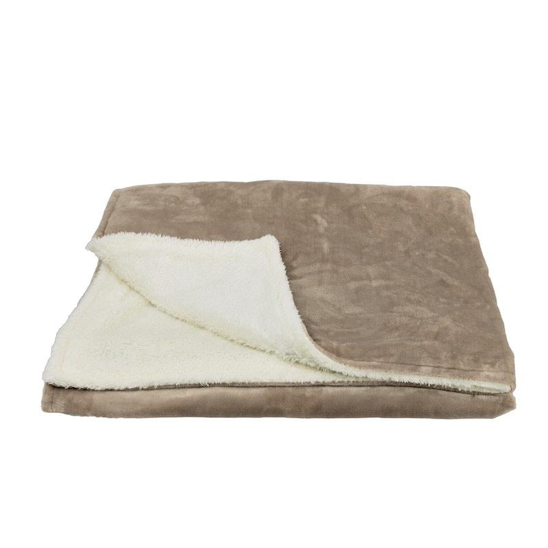 Load image into Gallery viewer, Homedics Heated Throw Blanket Cream
