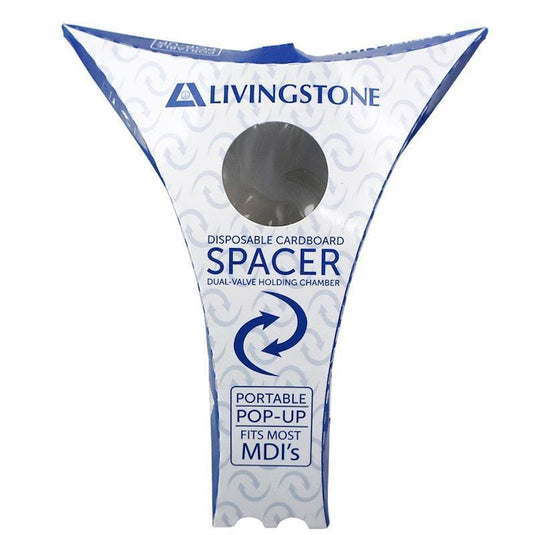 Livingstone Disposable Biodegradable Cardboard Asthma Spacer 1Piece