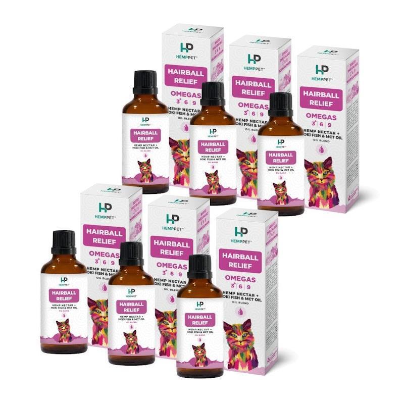 Load image into Gallery viewer, Hemp Pet Hairball Relief for Cats 6Pack
