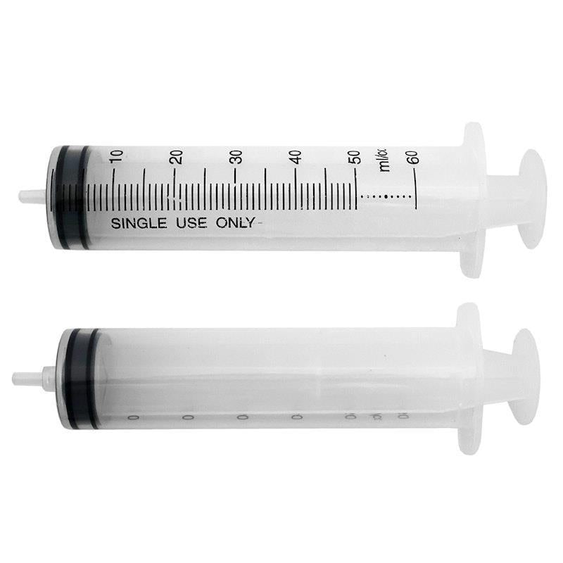 Load image into Gallery viewer, Livingstone Syringe Luer Slip Tip Eccentric Off Centre Nozzle Non-Sterile 60ml
