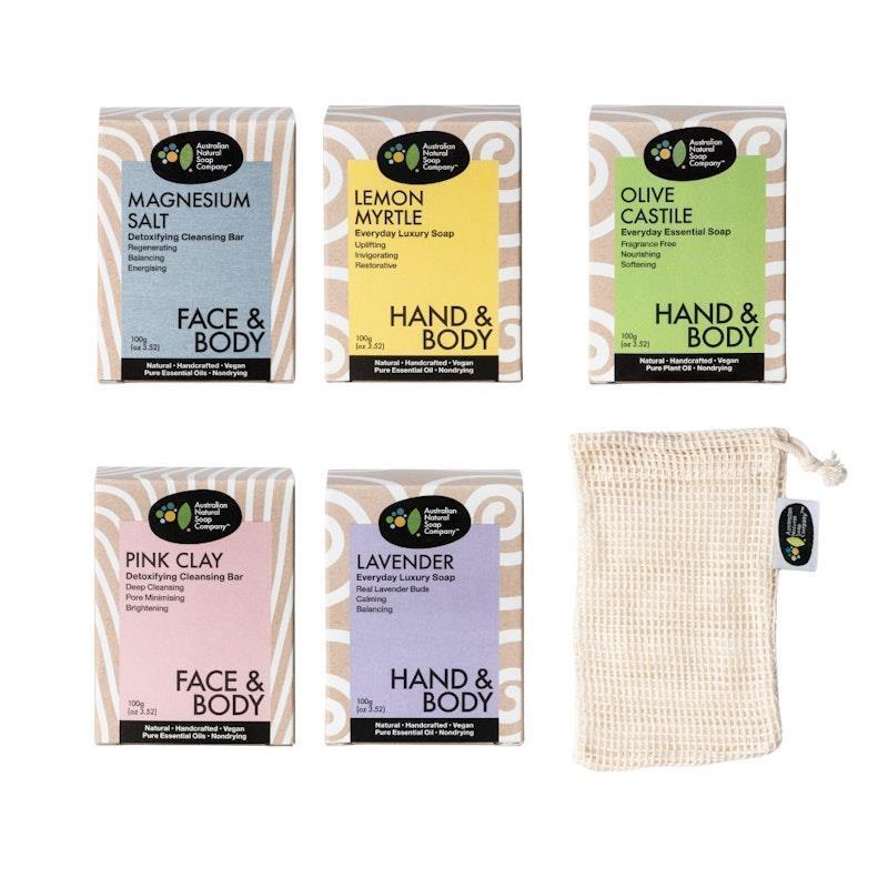 Load image into Gallery viewer, Australian Natural Soap Company Soap Bundle 6Units
