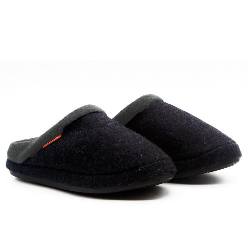 Load image into Gallery viewer, Archline Slippers Slip-On Arch Support Comfort Charcoal Marl Size 43
