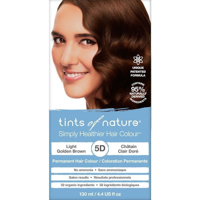 Load image into Gallery viewer, Tints of Nature 5D Natural Light Golden Brown Permanent Hair Dye 130ml
