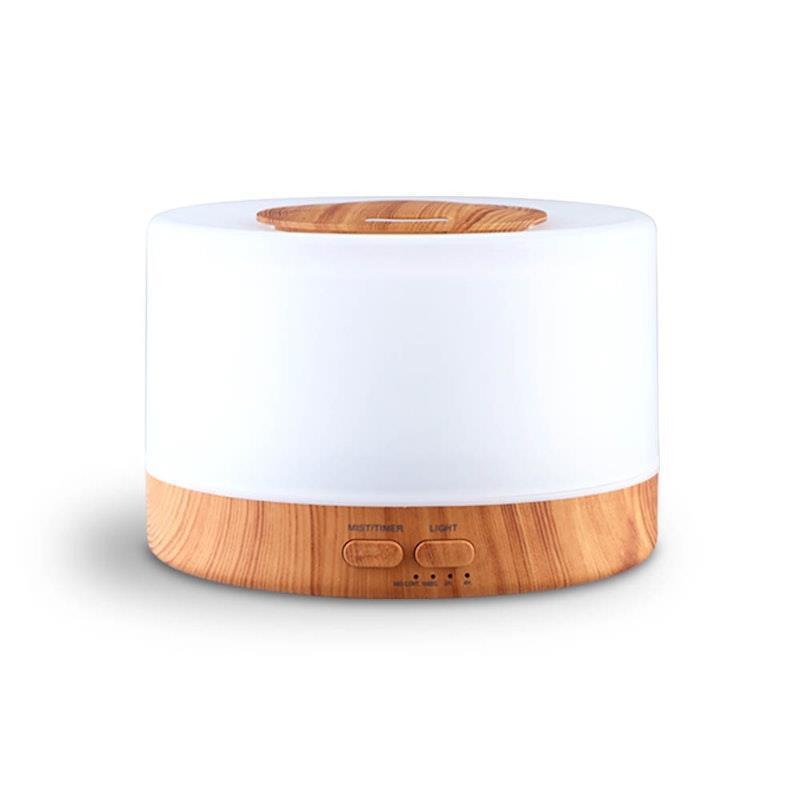 Load image into Gallery viewer, Devanti Aroma Diffuser Aromatherapy Light Wood 500ml
