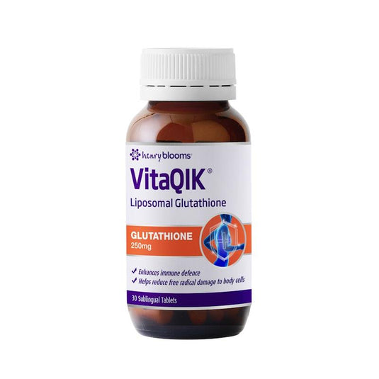 Henry Blooms VitaQIK® Liposomal Glutathione Sublingual 30 Tablets 1unit