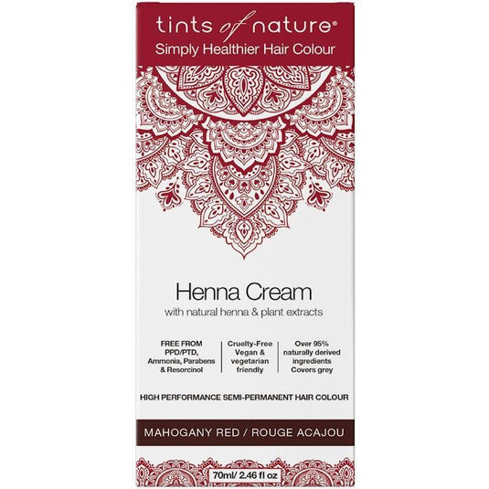 Tints of Nature Henna Cream Mahogany Red 70ml