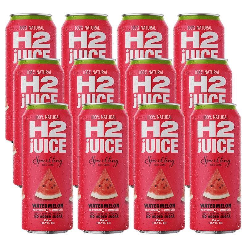Load image into Gallery viewer, H2 Juice 500Ml Sparkling Watermelon 12Pack
