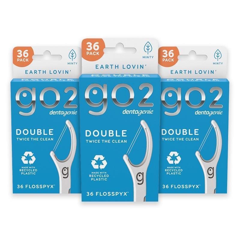 Load image into Gallery viewer, Dentagenie Double Flosspyx 36pk x 3 Multipack
