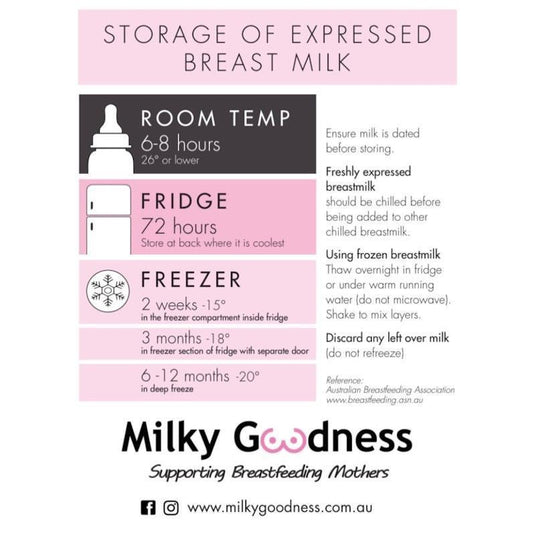 Milky Goodness Breast Milk Storage Magnet 1Piece