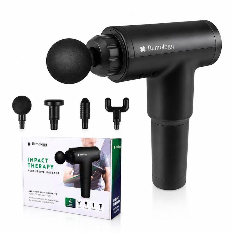 Load image into Gallery viewer, Remology Impact Therapy Percussive Massager includes 4 Heads 1pc
