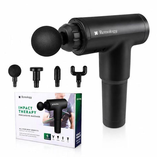 Remology Impact Therapy Percussive Massager includes 4 Heads 1pc