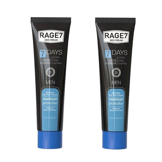 RAGE7 Deo Cream - 25ml Men Duo Pack