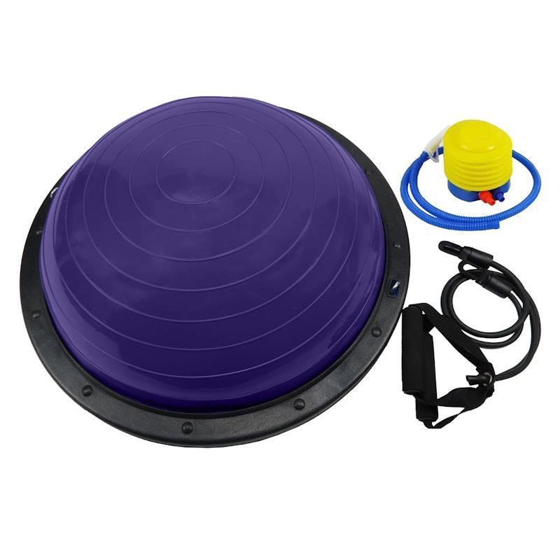 Load image into Gallery viewer, Powertrain Fitness Yoga Ball Home Gym Workout Balance Trainer Purple
