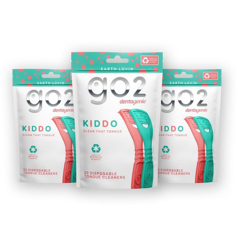 Load image into Gallery viewer, Dentagenie Kiddo Tongue Cleaner 20 x 3 Multipack
