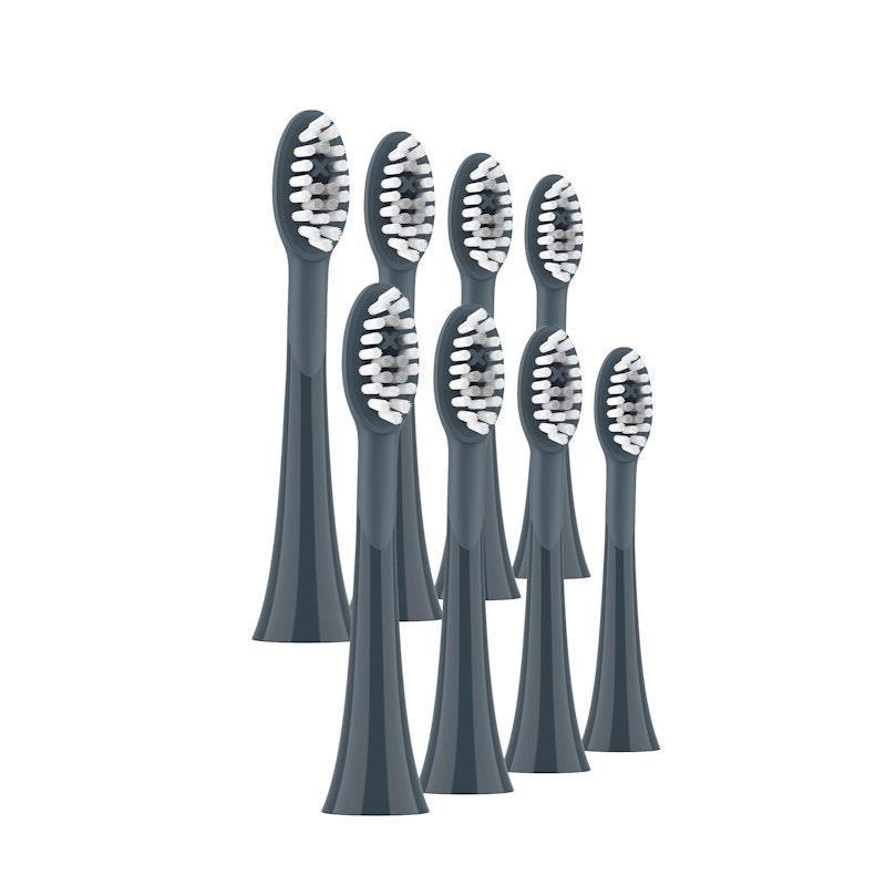 Load image into Gallery viewer, ORDO Sonic Brush Head Charcoal Grey | Stone 8 Pack Bundle

