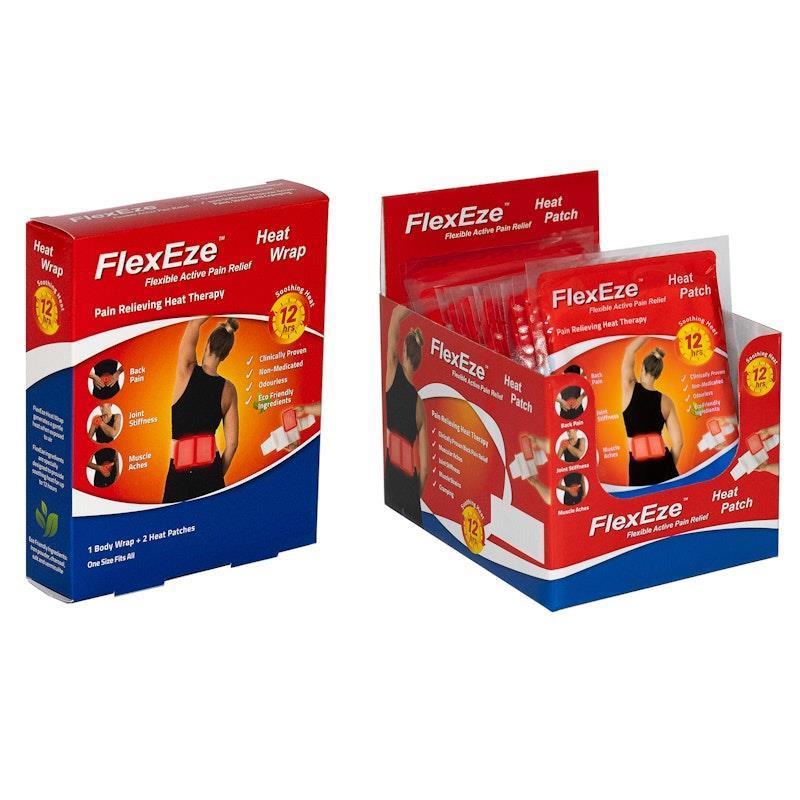 Load image into Gallery viewer, FlexEze Back Pain Heat Wrap 20 Pack Bundle
