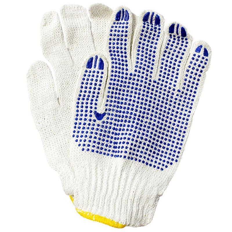 Load image into Gallery viewer, Livingstone Cotton Gloves Seamless Knitted with Dot Palm 12 Pairs/Bag
