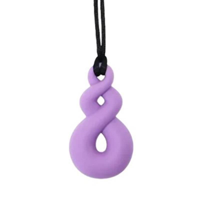 Load image into Gallery viewer, Sensory Safari Sensory Necklace Twisted Purple
