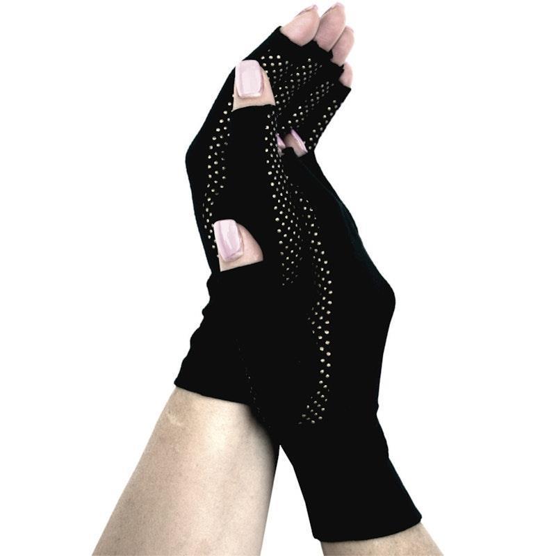 Load image into Gallery viewer, Dick Wicks Activease MAGNO-GLOVES (pair) Black SML
