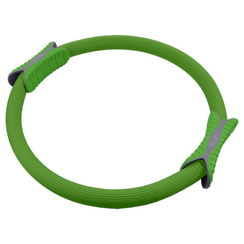 Load image into Gallery viewer, Powertrain Pilates Ring Band Yoga Home Workout Exercise Band Green
