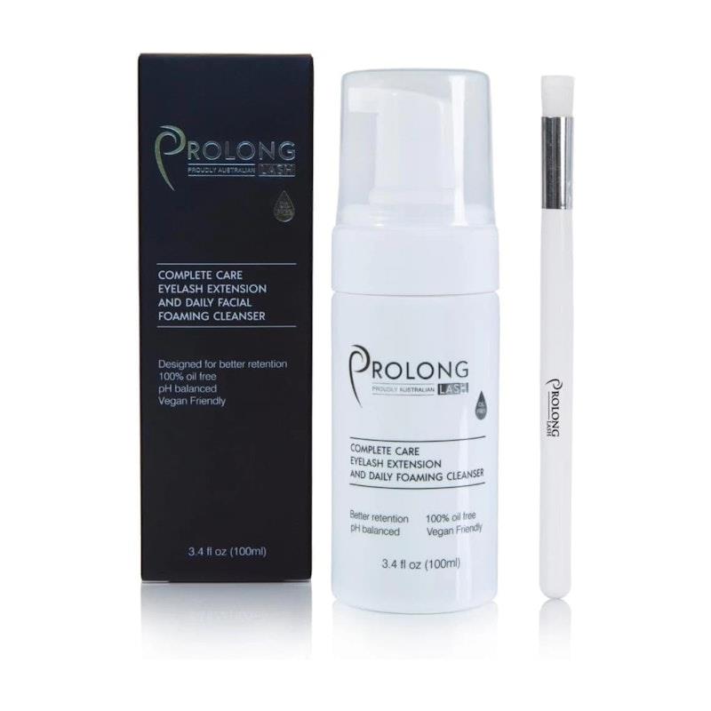 Load image into Gallery viewer, Prolong Lash Eyelash Extension Foaming Pump 100ml Cleanser and Brush Pack
