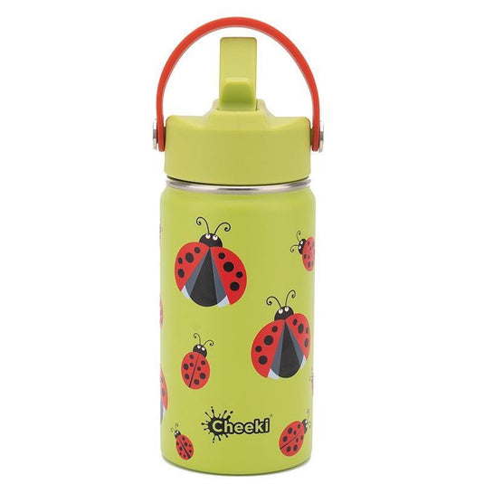 Cheeki 400ml Insulated Little Adventurer Bottle Ladybug