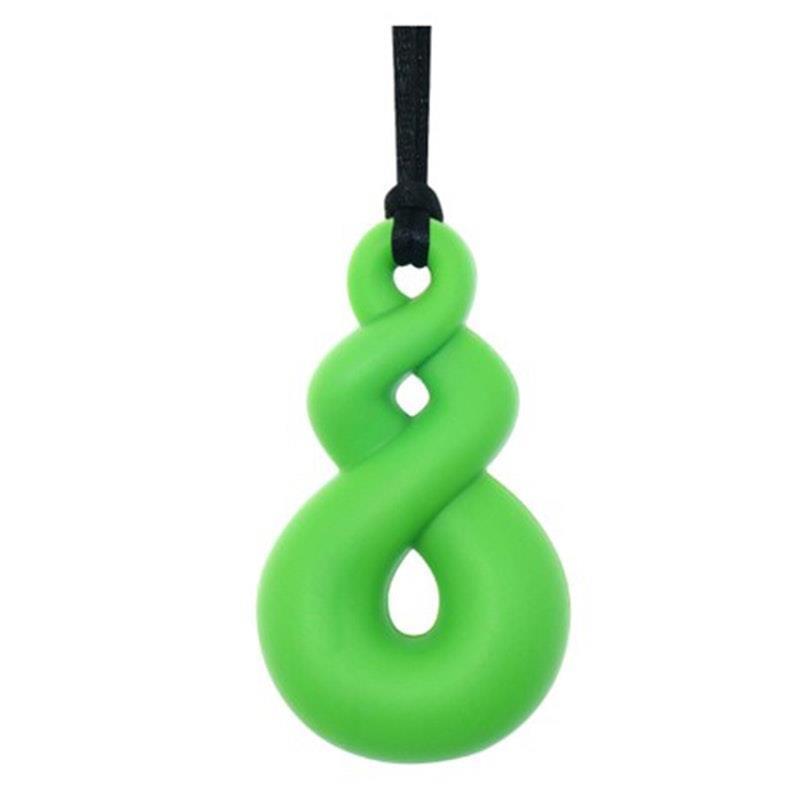Load image into Gallery viewer, Sensory Safari Sensory Necklace Twisted Green
