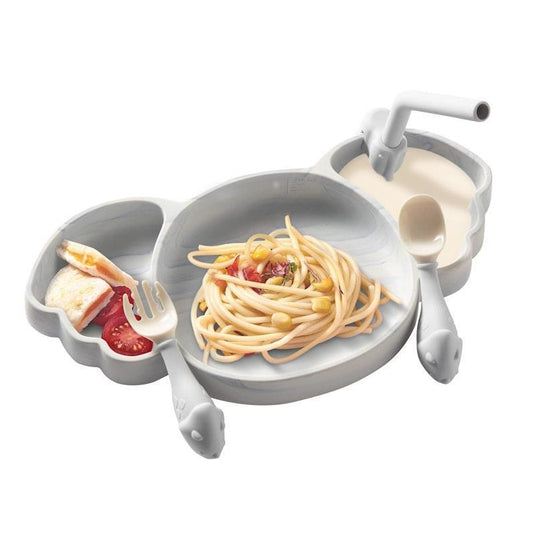 Bc Babycare Koala Silicone Divided Plate Set Blue