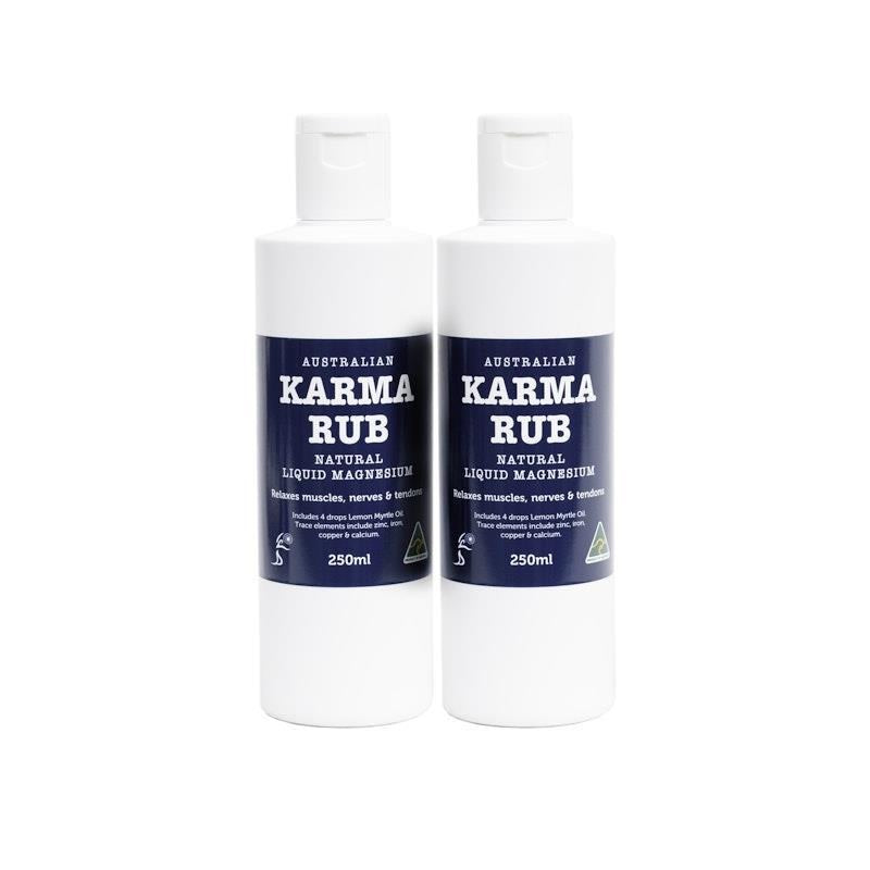 Load image into Gallery viewer, Karma Rub Natural Liquid Magnesium 250ml 2 Pack
