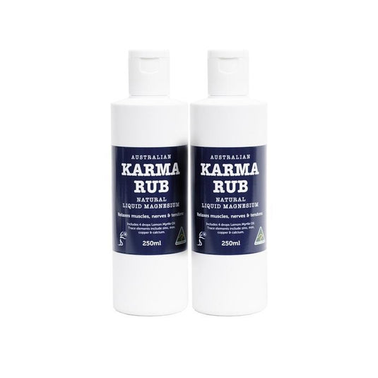 Karma Rub Natural Liquid Magnesium 250ml 2 Pack