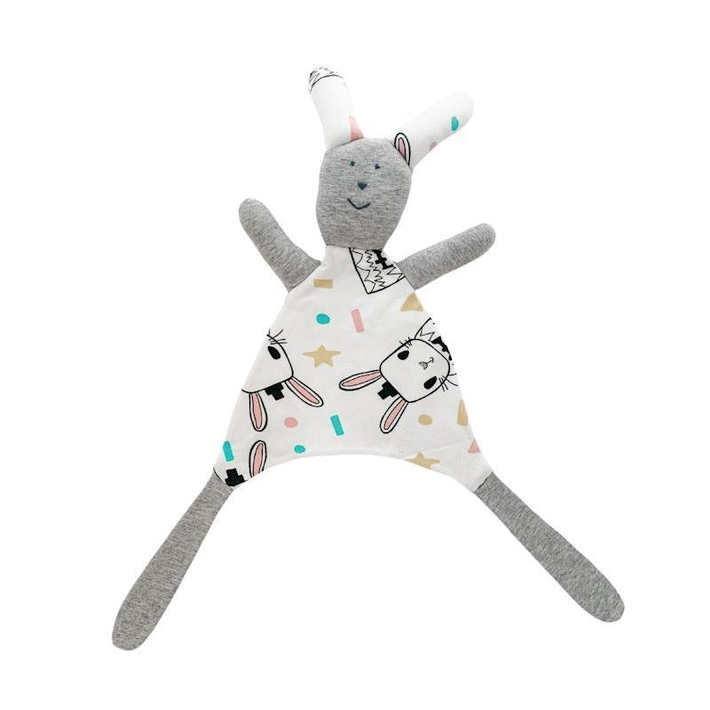 Load image into Gallery viewer, Baby Loves Sleep - Bunny Hugs Baby Comforter - Cool Grey 1Piece
