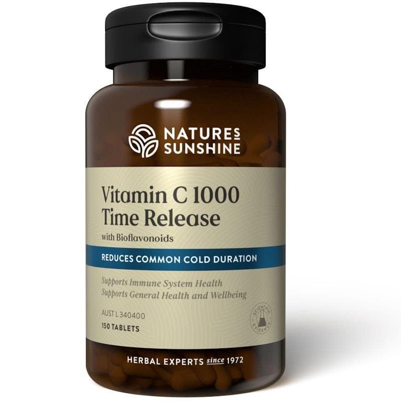 Load image into Gallery viewer, Nature's Sunshine Vitamin C 1000 Time Release 150 Tablets
