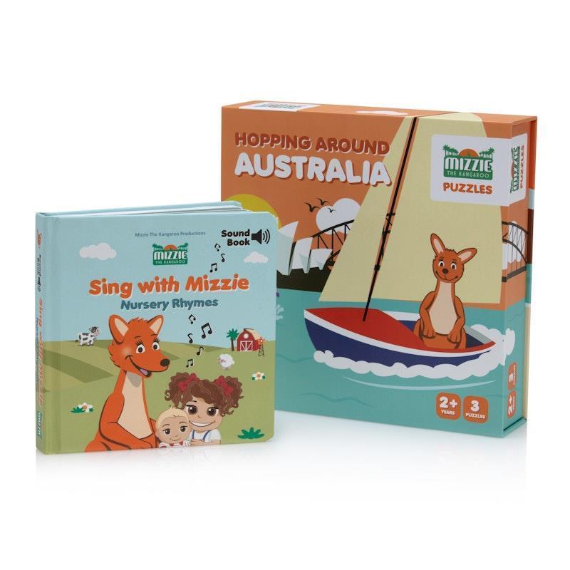 Load image into Gallery viewer, Mizzie The Kangaroo Toddler Birthday Gift Set
