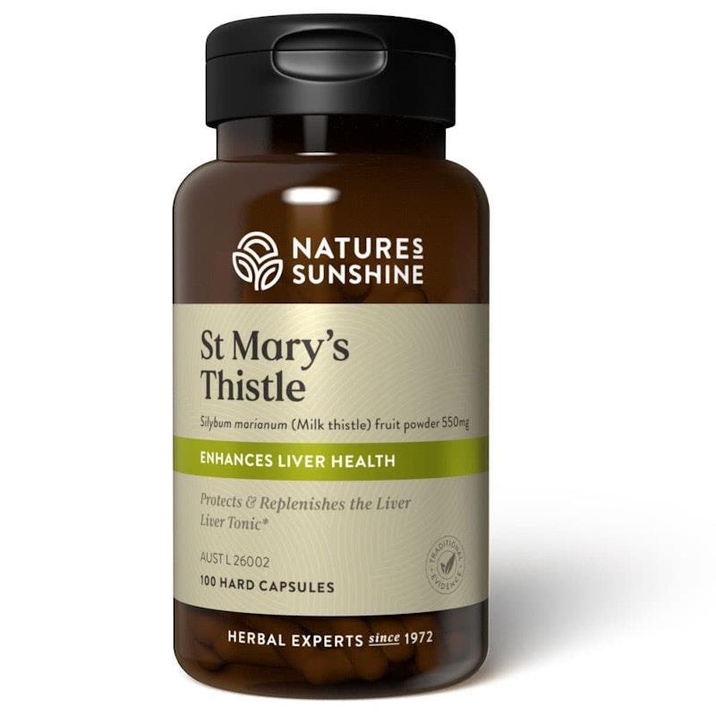 Load image into Gallery viewer, Nature's Sunshine St Mary’s Thistle 100Capsules
