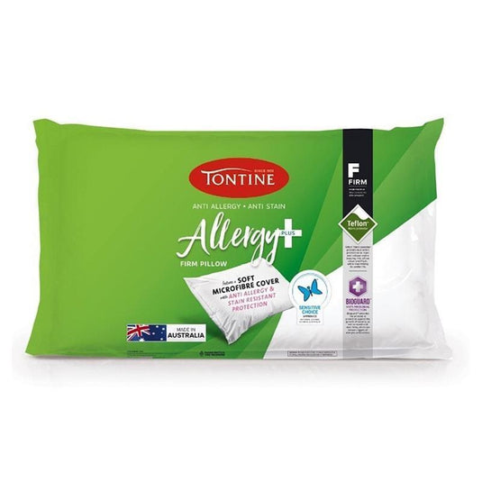 Tontine Allergy Plus Firm Pillow High Profile 1pc