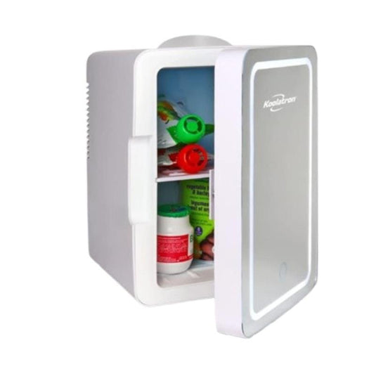 Koolatron Portable Cosmetic Mini Fridge Silver 6 Litre