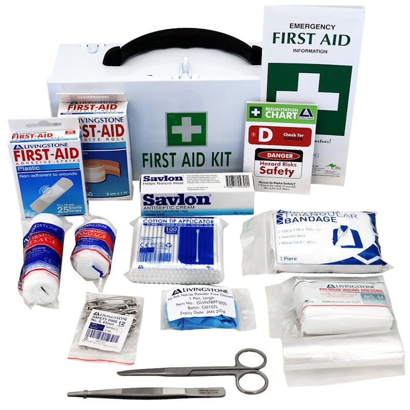 Load image into Gallery viewer, Livingstone First Aid Kit Class C In Metal Case Bundle
