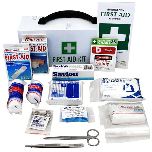 Livingstone First Aid Kit Class C In Metal Case Bundle