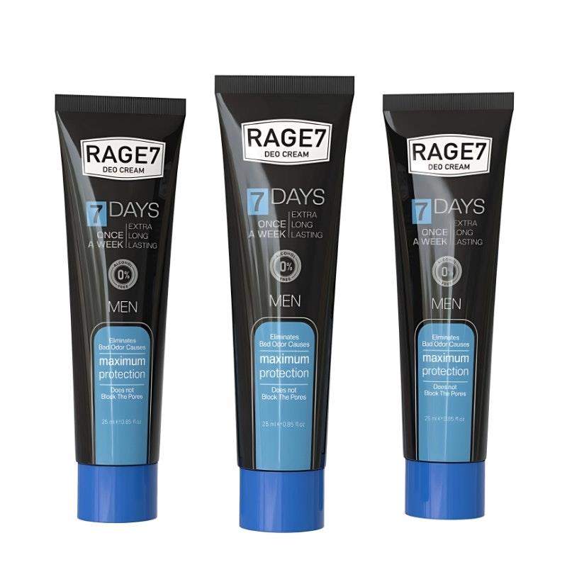 Load image into Gallery viewer, RAGE7 Deo Cream - 25ml Men Trio Pack
