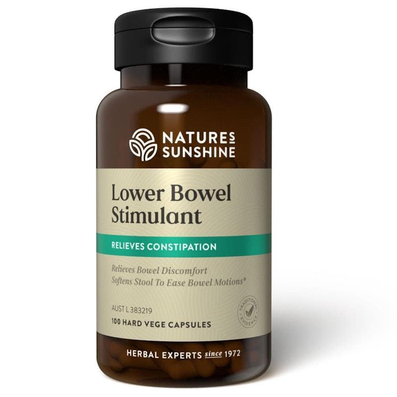 Load image into Gallery viewer, Nature's Sunshine Lower Bowel Stimulant 100Capsules

