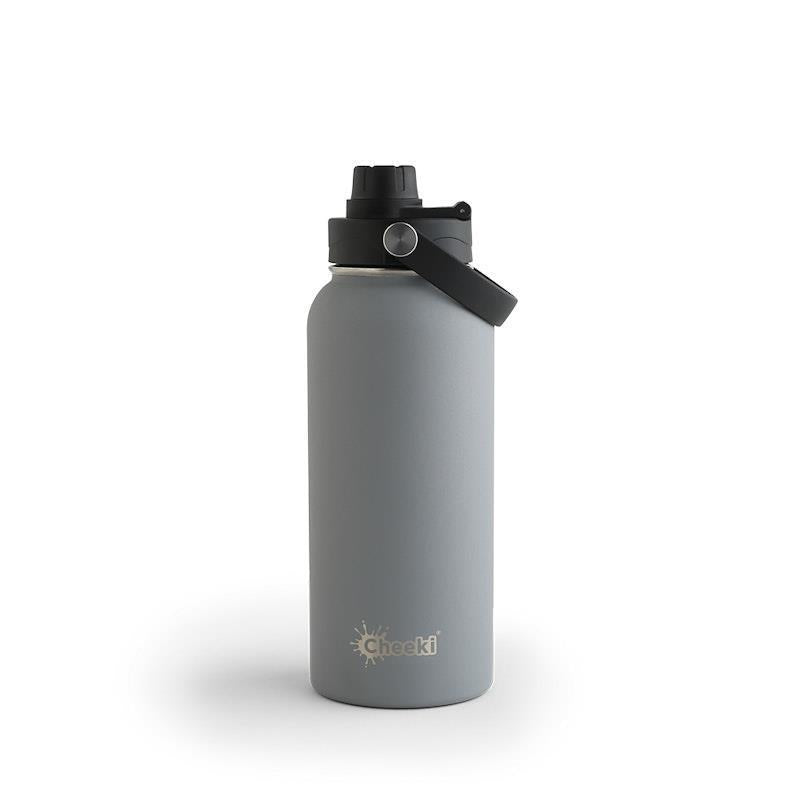Load image into Gallery viewer, Cheeki 1 Litre Insulated Adventure Bottle Slate
