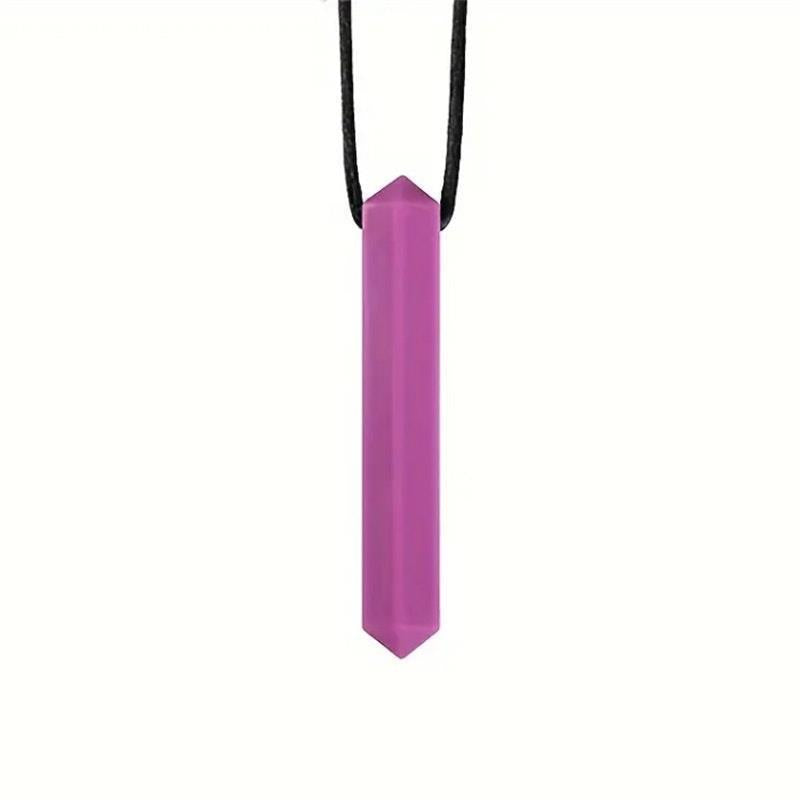 Load image into Gallery viewer, Sensory Safari Sensory Necklace Crystal Purple
