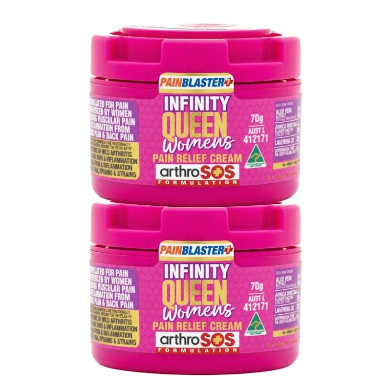 Load image into Gallery viewer, PAIN BLASTER Infinity Queen Women's Pain Relief Cream 70g by Athelite 2Pack
